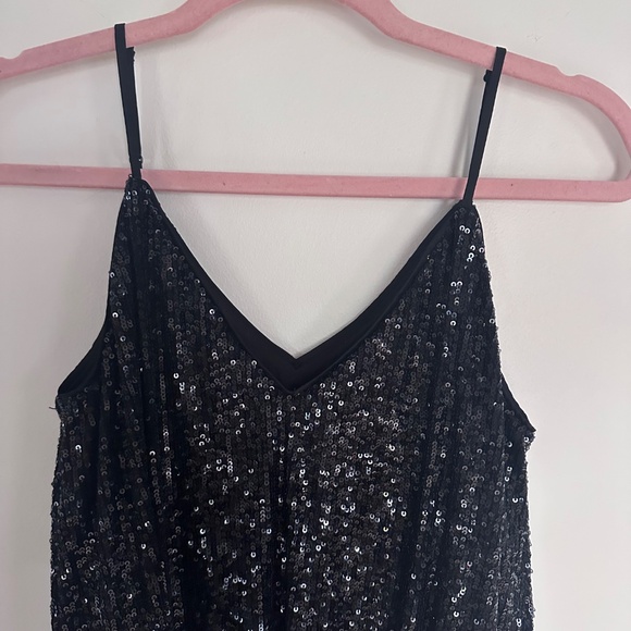 Express Black Sequin Bodysuit - XS - Picture 2 of 13